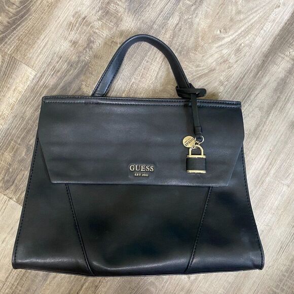 Guess Black Handbag - Picture 1 of 8